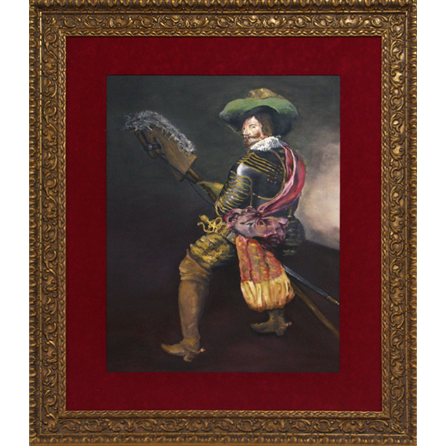 Pintura que hace referencia al poder y una crítica al Siglo de Oro Español a través de una obra de Velázquez